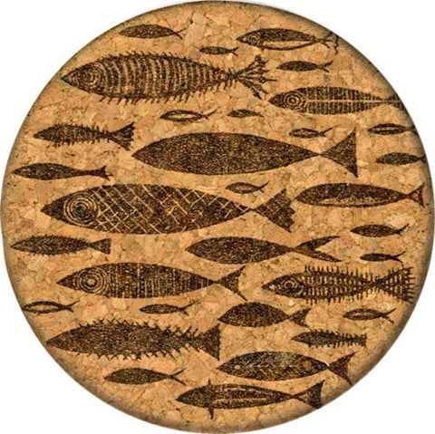 GrafixMat Fishes Coaster
