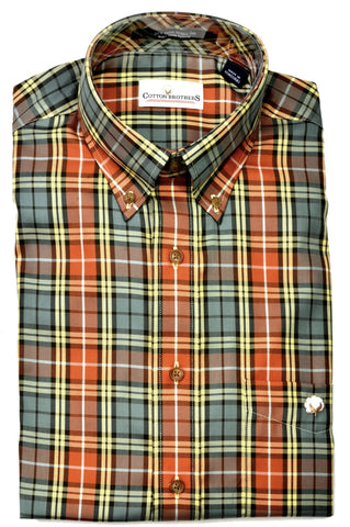 Cotton Brothers Men's LS BD Woven Sport Shirt/Multi #808613-97