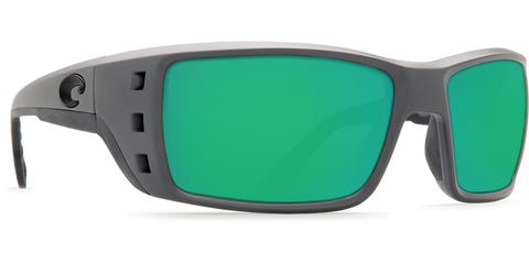 Costa Del Mar Permit Sunglasses - Matte Gray / Green Mirror 580G