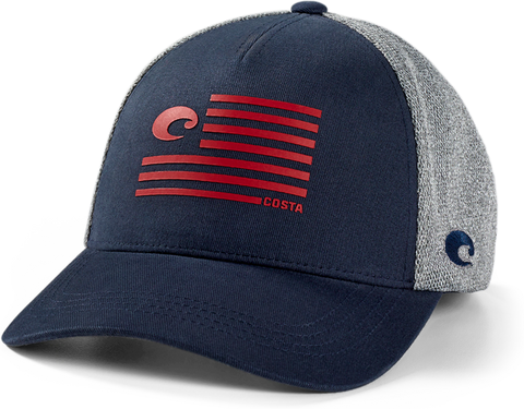 Costa Del Mar Pride Logo Trucker Hat/Navy Heather