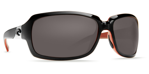 Costa Del Mar Isabela Sunglasses - Black Coral/Gray 580P