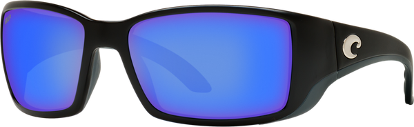Costa Del Mar Blackfin Sunglasses - Matte Black/Blue Mirror 580P