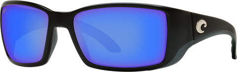 Costa Del Mar Blackfin Sunglasses - Matte Black/Blue Mirror 580P