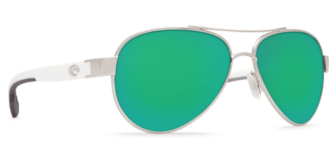 Costa Del Mar Loreto Sunglasses - Palladium/Green Mirror 580P