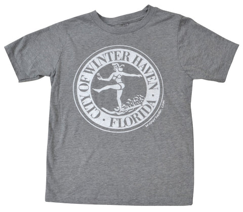 Winter Haven Youth T-Shirt - Grey/White