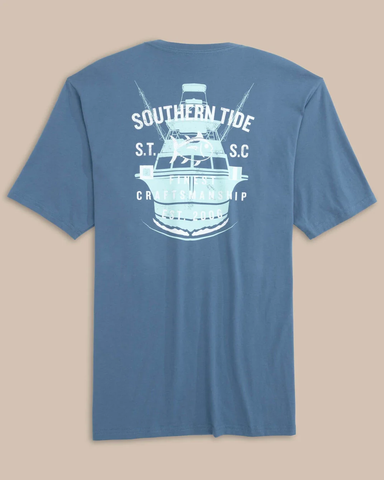 Southern Tide Men's Finest Craftsmanship Tee / Coronet Blue