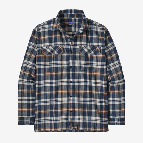 Patagonia Men's LS MW Fjord Flannel Shirt / FINN