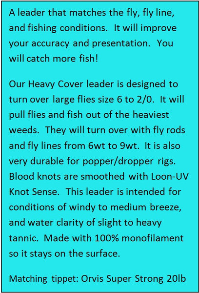 ATC Hand Tied Leader (Heavy Cover)