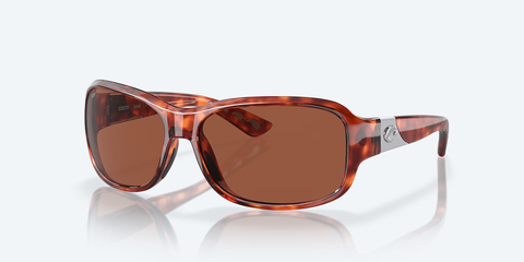 Costa Del Mar Inlet Sunglasses - Tortoise/ Copper Silver Mirror 580G