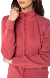 Liverpool Full Zip Seamed Jacket / Rosebud