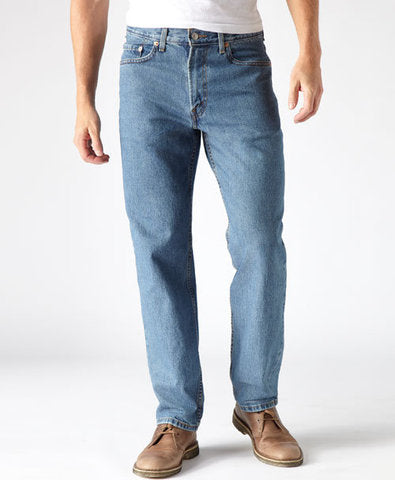 Levis Men's 550 Relaxed Fit Stonewash Jeans