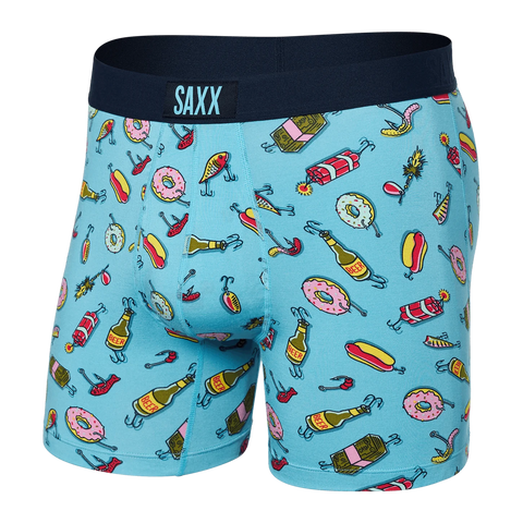 Saxx Men's Ultra Boxer Brief/ I'll Try Anything - Maui