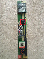 Martin Fly Fishing Kit 8' 3Pc w/Leader Flies Fly Fishing Combo