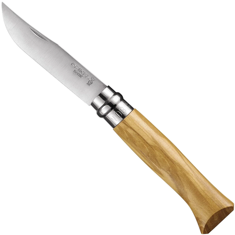 Opinel No. 8 Slim / Olive Wood Handle