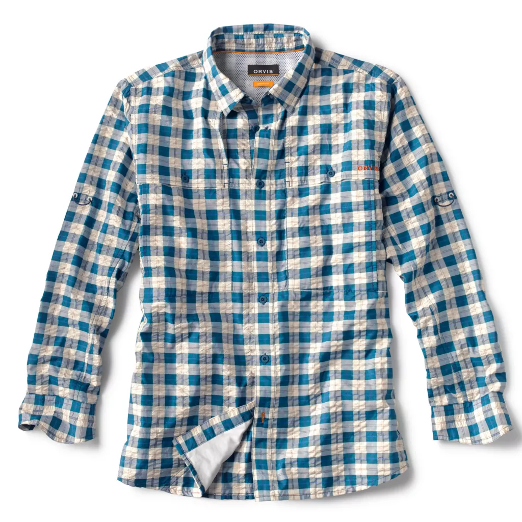 Orvis Men's LS Open Air Caster Shirt Plaid - Andy Thornal Company