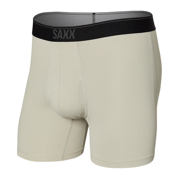 Saxx Men's Quest Boxer Brief Fly- Fossil