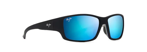 Maui Jim Southern Cross - Soft Black w/ Sea Blue and Grey / Blue Hawaii