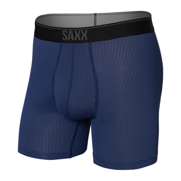 Saxx Men's Quest Boxer Brief Fly- Midnight Blue II
