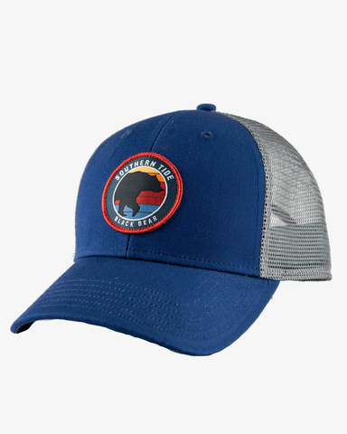 Southern Tide Black Bear Trucker Hat / Navy