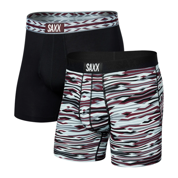 Saxx Men's Ultra Boxer Brief 2Pack/Rough Terrain/ Park Lodge