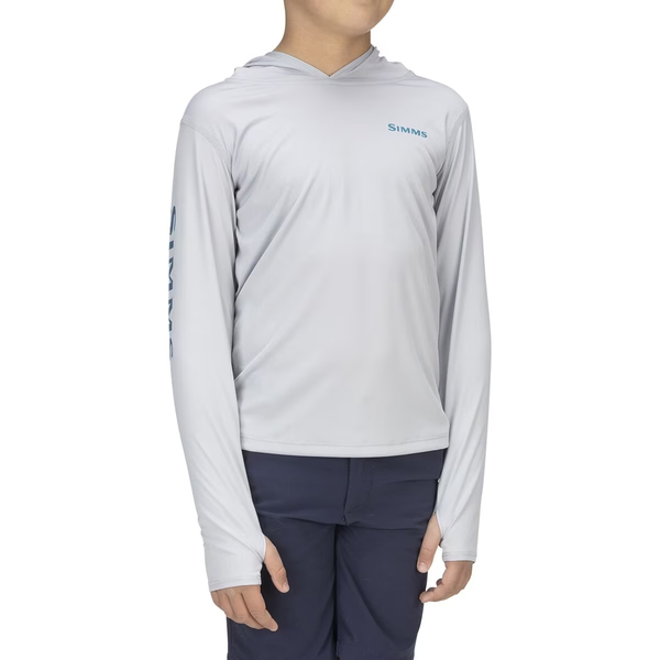 Simms Kids SolarTech Hoody/ Sterling