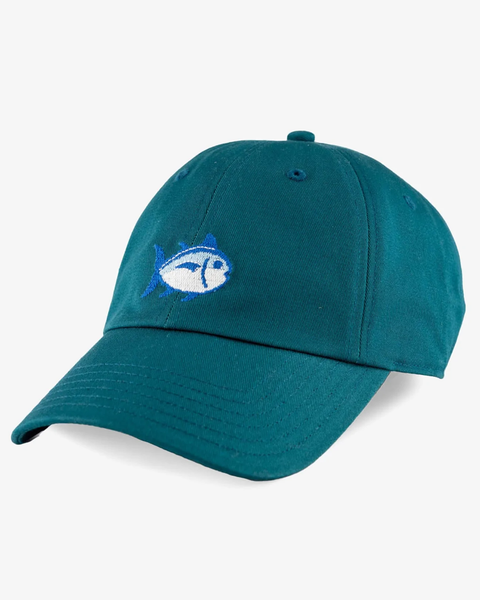 Southern Tide Tri-Color Logo Needlepoint Hat / Green