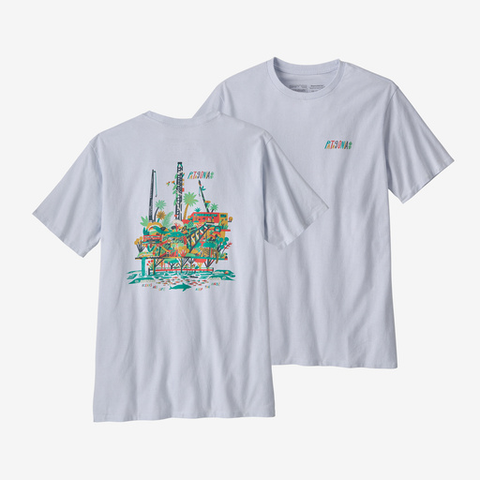 Patagonia Reef the Rigs Responsibili-Tee / White