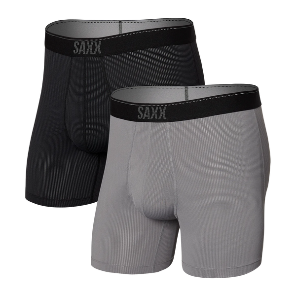 Saxx Men's Volt Boxer Brief 2/Pk/ Party at Settlemeirs-Blk