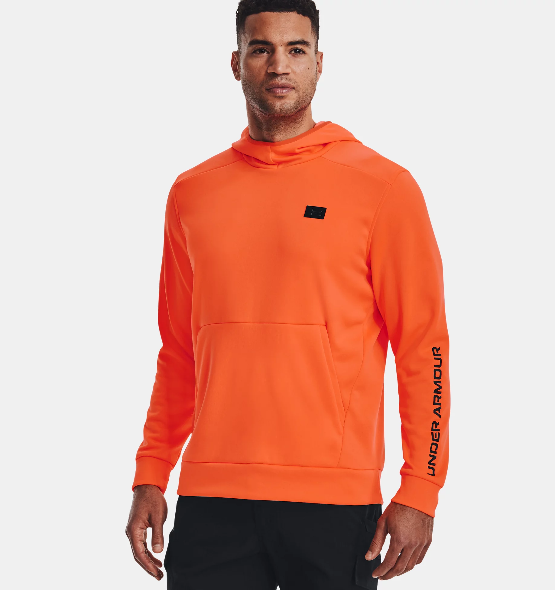 Bright orange online under armour hoodie