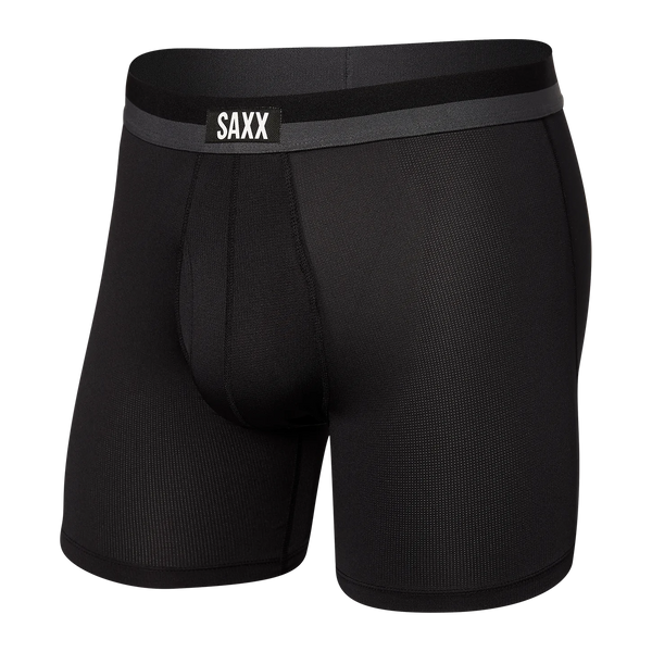 Saxx Men's Sport Mesh Boxer Brief/Black