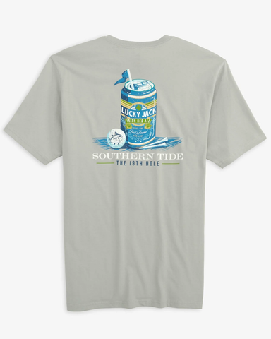 Southern Tide Men's Lucky Jacks 19th Hole Tee / Seagull Grey