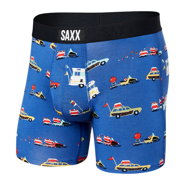 Saxx Men's Vibe Boxer Brief- Tailgate Blue