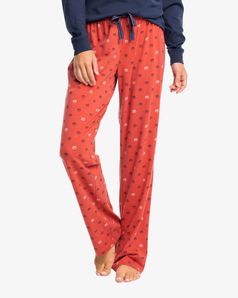 Southern Tide Skipjack Printed Lounge Pant / Mineral Red