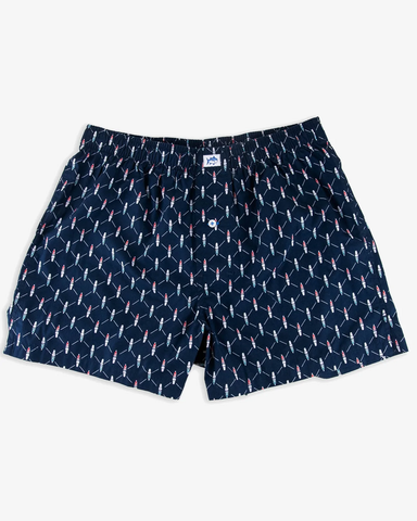 Southern Tide Men's Watts Up Boxer / True Navy