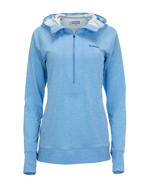 Simms Women's Bugstopper Hoody / Cornflower Heather