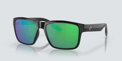 Costa Del Mar Paunch Sunglasses - Black/Green Mirror 580P