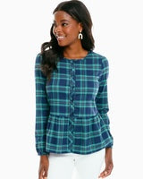 Southern Tide Evening Emer Preston Flannel Top