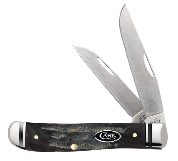 Jigged Buffalo Horn S35VN Mini Trapper