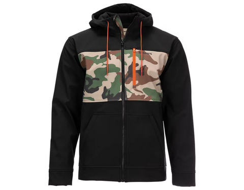 Simms Men's Rogue Hoody/Woodland Camo
