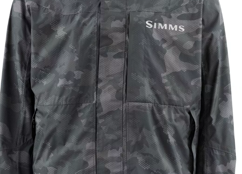Simms Men's Challenger Fishing Jacket/Hex Camo Carbon - Andy Thornal Company