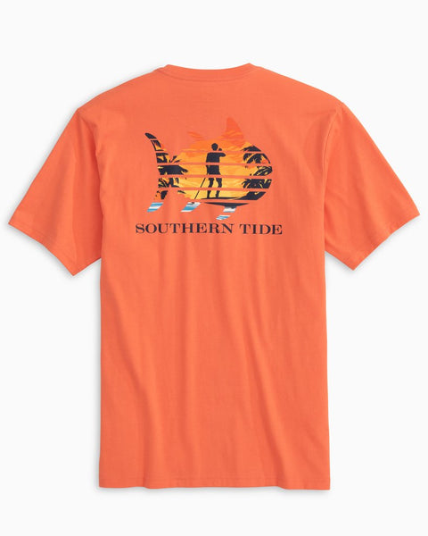 Southern Tide Men's S/S Paddleboard Sunset Tee