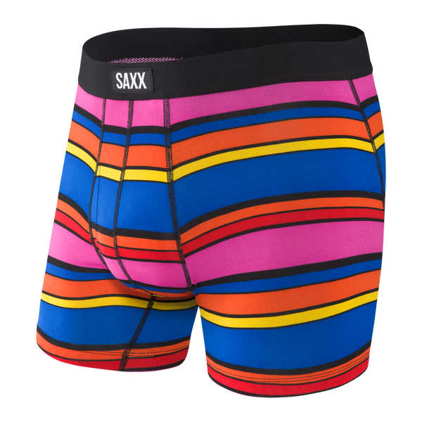 Saxx Men's Daytripper Boxer Brief/ Blue Sportcore Stripe