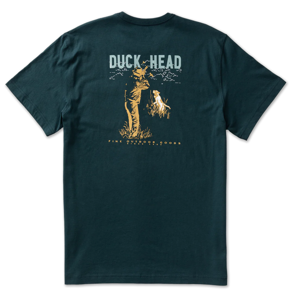 Duck Head Men's Sportsman Short Sleeve Tee Shirt / Deep Ocean