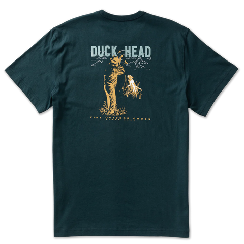 Duck Head Men's Sportsman Short Sleeve Tee Shirt / Deep Ocean