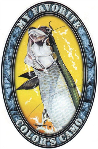 Tarpon Decal - My Favorite Color's Camo