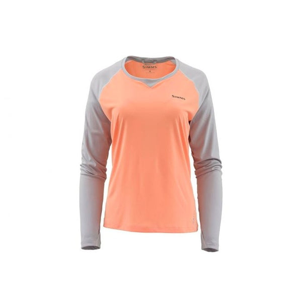 Simms Women's Solarflex LS Crewneck / Melon