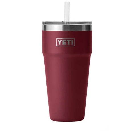 Yeti Rambler 26Oz Straw Cup Harvest Red - Andy Thornal Company